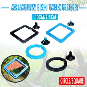 Floating Fish Feeder Ring Aquarium Tank Feeding Circle for Goldfish Food Control - Picture 1 of 21