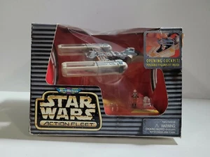 Star Wars Micro Machines Galoob Action Fleet Y-Wing Starfighter Toy Dark Blue - Picture 1 of 5