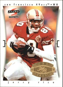 1997 Score Hobby Reserve San Francisco 49ers Football Card #6 Jerry Rice