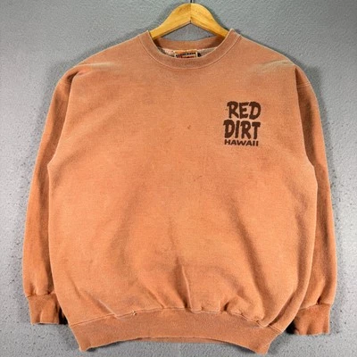 Sudadera De Colección Maui Red Dirt Hills Of Lahaina Cuello Redondo Adulto Mediana Naranja Foto 1 de 4