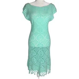 NWOT Lilly Pulitzer Adabelle Swim Cover Dress M Beach Festival Resort Crochet - Picture 1 of 8