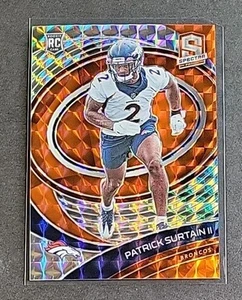 Patrick Surtain II 2021 Panini Spectra Orange Prizm RC #/15 SSP Rookie Broncos - Picture 1 of 11