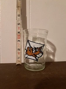 Barattolo vetro gelatina Welch's 1990 Tom & Jerry - Jerry su un aquilone vintage - Foto 1 di 7