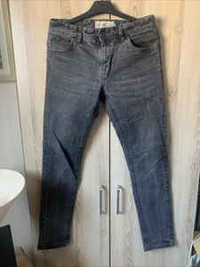 Next Jeans Men's Grey Slim Fit Shorts, Size 32, 28" Leg, Stretch, Mid-Rise - Picture 1 of 7