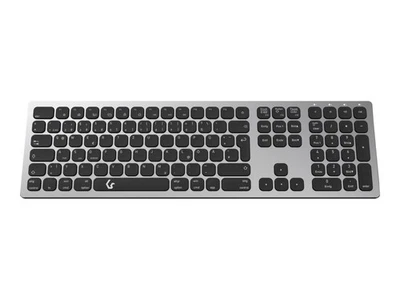 KeySonic KSK-8023BTRF, Tastatur anthrazit/schwarz, DE-Layout, X-Typ-Membrane - Bild 1 von 4