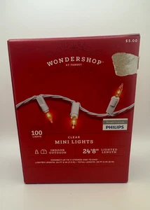 Wondershop at Target 100 Clear Mini Lights by Philips - Picture 1 of 4