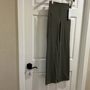 Pantalone Lululemon Smooth Fit pull-on a vita alta verde militare nuovo con etichette taglia:4 - Foto 1 di 6