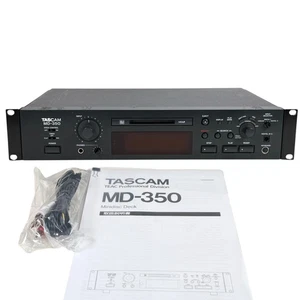 Used Tascam MD-350 Mini Disc Player Recorder MD Deck - Picture 1 of 8