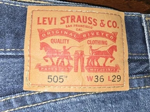 Levi Strauss & Co 505 W36 X L 29 Herren Jeans - Bild 1 von 8