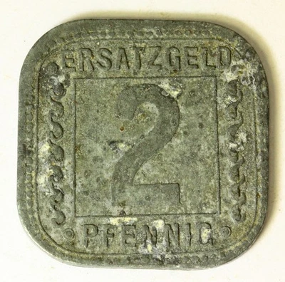 GERMANY (Ludwigshafen am Rhein) 2 Pfennig 1918 - Zinc - Notgeld - VF - 2742 - Image 1 of 2