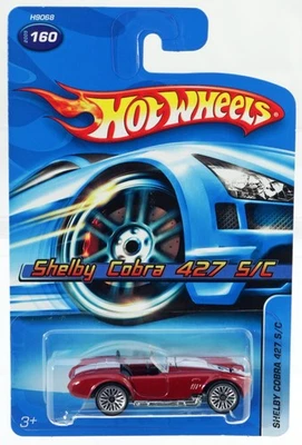 Hot Wheels Shelby Cobra 427 S/C - H9068 nunca retirado del paquete 2005 rojo 1:64 Foto 1 de 4