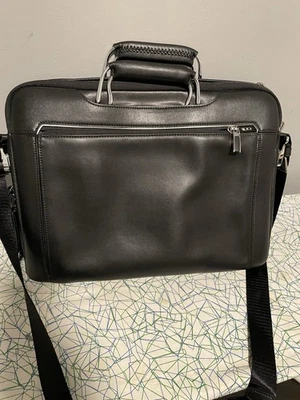 Tumi Arrive Leather Briefcase - Image 1 of 4