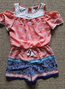 Beautiful Takara Girls Boho Romper Size: Large Youth - Picture 1 of 4