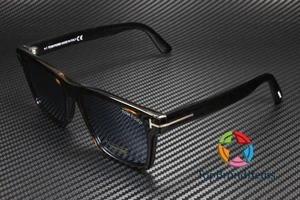 Gafas de sol para hombre Tom Ford Buckley-02 FT0906 52V brillantes azul oscuro Habana 56 mm - Imagen 1 de 5