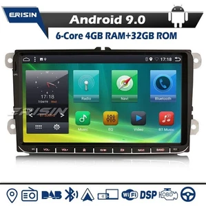 4+32GB Android 9 Autoradio Für VW Passat CC Golf 5/6 Polo Touran Tiguan Eos Navi - Bild 1 von 12
