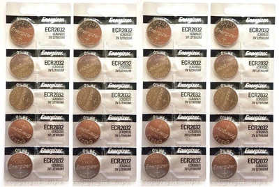 *FRESHLY NEW* 20x Genuine Energizer CR2032 ECR2032 3V Coin Button Batteries - Image 1 of 4