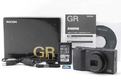 [MINT in Box] Ricoh GR APS-C 16.2MP Digital Compact Camera Black From JAPAN #58 - Image 1 of 4