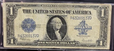 1923 Large Size $1 Silver Cert. Good (b224) - Image 1 of 2