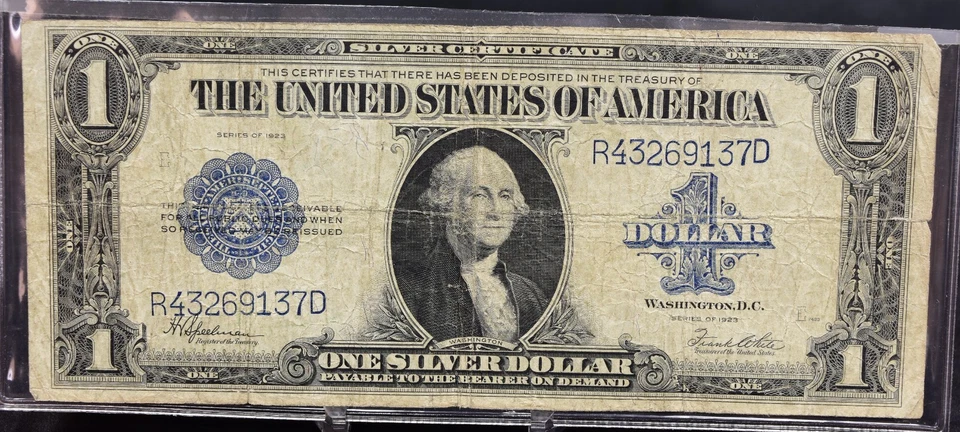 1923 Large Size $1 Silver Cert. Good (b224) - Image 1 of 2