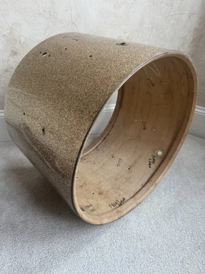 "Concha de bombo Ludwig Clubdate 20"" x 14"" pre serie años 60 - Champagne Sparkle" Foto 1 de 4