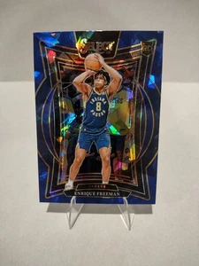 2024-25 Panini Select Enrique Freeman RC #80 Concourse Blue Cracked Ice Prizm - Bild 1 von 2
