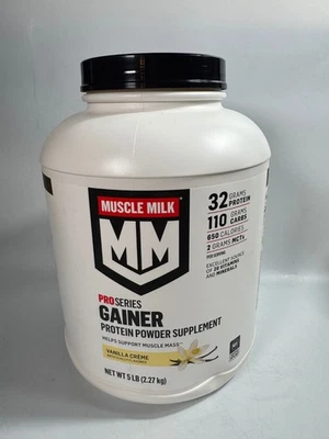 Muscle Milk Pro Series Gainer Protein Powder creme de baunilha 5 libras validade 20/12/25 - Imagem 1 de 3