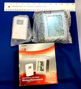 Termometro Radio Baracca Interno Esterno Grande Display 63-1088 Telecomando Wireless - Foto 1 di 10