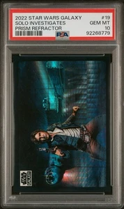 2022 Star Wars Galaxy Solo Investigates Prism Refractor /75 PSA 10 #19 - Picture 1 of 3