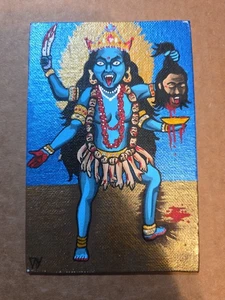 Quadro Santuario di Kalee su tela 6 1/2" x 4" - Foto 1 di 9