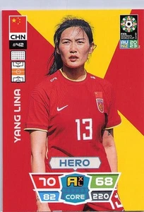 2023 Panini Adrenalyn XL Women's World Cup #42 Yang Lina - Picture 1 of 2