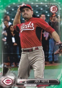 2017 Bowman Joey Joe Votto grün #68/99 SP #16 kostenloser Versand - Bild 1 von 2