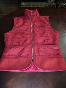 Climate Zone Vest Women's S, Red Vintage, Warm, Fall,Winter,Cozy - Picture 1 of 7