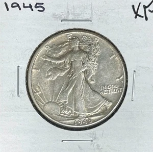 1945 WALKING LIBERTY SILVER HALF DOLLAR ~XF ~NICE COIN~ - Picture 1 of 2