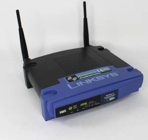 Linksys Broadband Router 54 Mbps 2.4 GHz 4-Port Wireless-G Router WRT54G - Picture 1 of 9