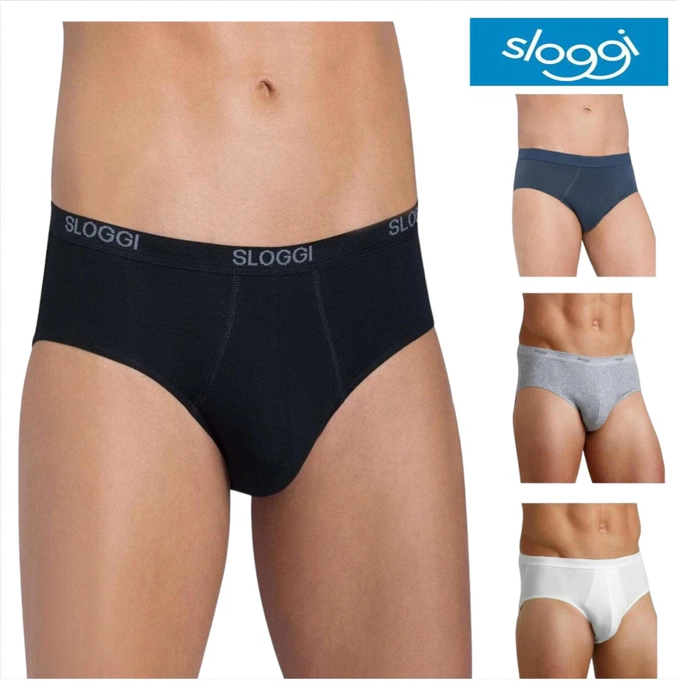 2 PEZZI SLIP UOMO SLOGGI MIDI BASIC COTONE BIELASTICO TASSELLO IN COTONE - Immagine 1 di 4