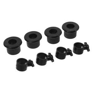 Estante de exhibición de 4 piezas para joyería de plástico con perilla roscada de montaje giratorio - Imagen 1 de 12