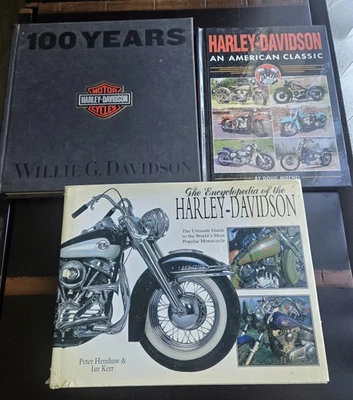 De colección La Enciclopedia de la Harley Davidson, lote de 3 libros Foto 1 de 4