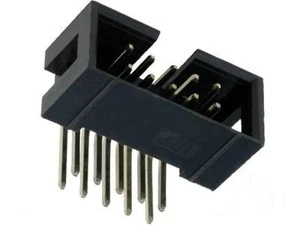 CONNETTORE MASCHIO 90° IDC 10 PIN DA CIRCUITO STAMPATO - Picture 1 of 1