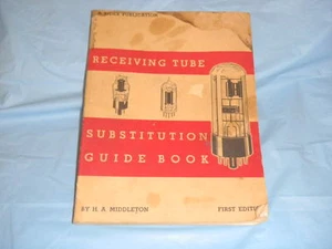Vintage 1950 TV Receiving Tube Guide Book 1st Edition - Picture 1 of 1
