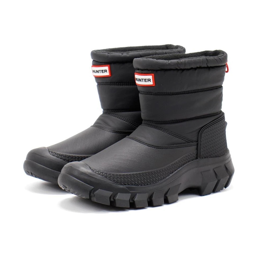 Botas de nieve cortas aisladas intrépidas Hunter para mujer con construcción impermeable Foto 1 de 1
