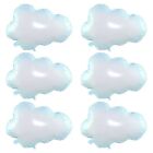 6pcs White Clouds Birthday Blue Baby Shower Supplies Themed Party  DIY