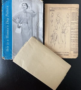 FF 50s Vintage Woman's Day Sewing Pattern #5055 Middy Jacket Summer Ensemble S16 - Picture 1 of 5