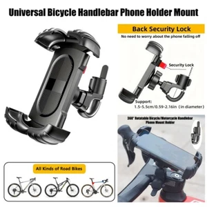 Universal Bicycle Mobile Phone Holder Mount for Handlebar Scooter Motor MTB Bike - Picture 1 of 15