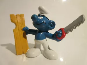 20112 Schleich Smurf Schtroumpfs: Carpenter Smurf ref:1E251 - Bild 1 von 9