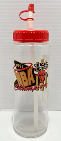 Chicago Bulls 1997 NBA Champions Water Bottle Fan Gear Cover