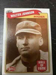 1989 SWELL BASEBALL GREATS 150 CARDS WALTER JOHNSON WASHINGTON SENATORS