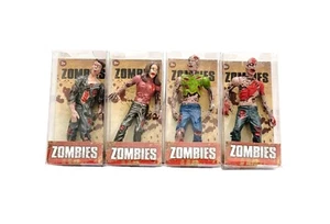ZOMBIE 4" ACTION FIGURE 4 PCS - Picture 1 of 3
