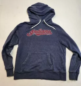 Homage Cleveland Indians Guardians Baseball Tribe Medium Hoodie Sweatshirt EUC - Picture 1 of 8