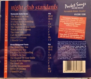 1338 STANDARDS POCKET SONGS KARAOKE CDG LOT MI - Picture 1 of 1