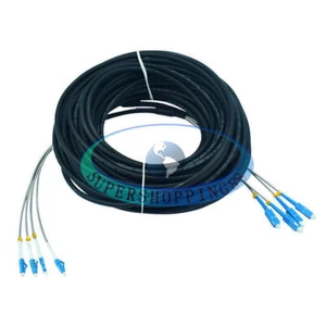10M Field Outdoor Cable LC-SC UPC 4 Strand 9/125 SingleMode Fiber Patch Cord - Afbeelding 1 van 1